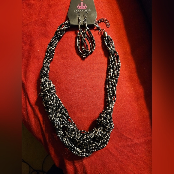 Ladies New 3 piece micro beaded jewelry set - Picture 1 of 6